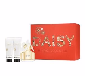 Marc Jacobs Daisy For Women 3-Piece Set (1.7 Oz Eau De Toilette Spray / 2.5 Oz Body Lotion/ 2.5 Oz Shower Gel)