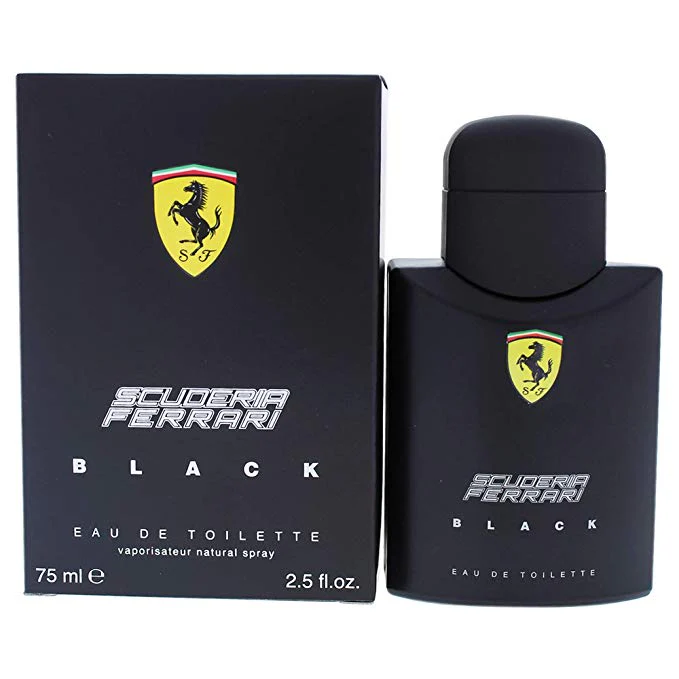 Ferrari Scuderia Black by Ferrari Eau De Toilette Spray for Man