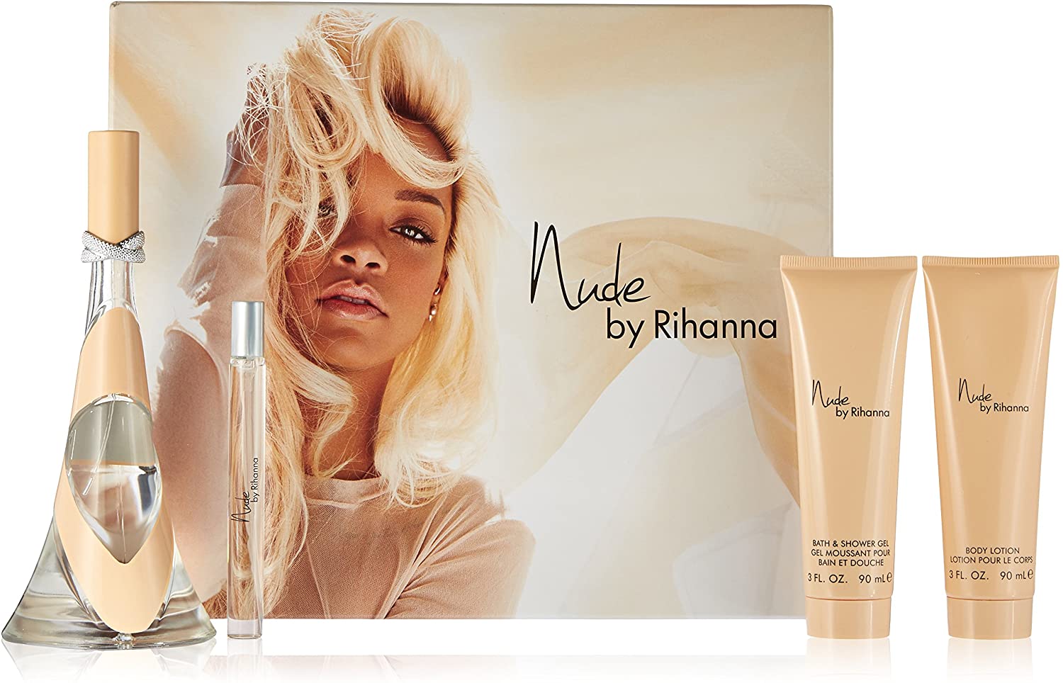 Rihanna Nude Gift Set Eau De Parfum Spray For Women