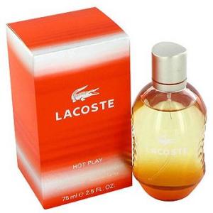 Lacoste Hot Play (Orange) Eau De Toilette Spray For Man