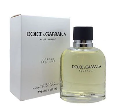 Dolce & Gabanna Pour Homme (Tester) Eau De Toilette 125 ml / 4.2 oz. EDT Spray For Man