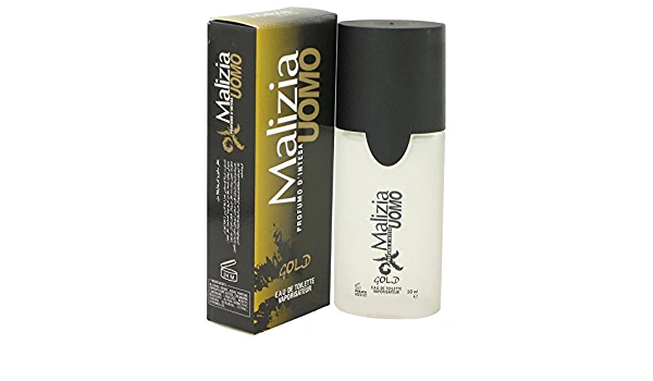 Malizia Uomo Gold Eau De Toilette Spray 50 ml / 1.7 oz. For Man
