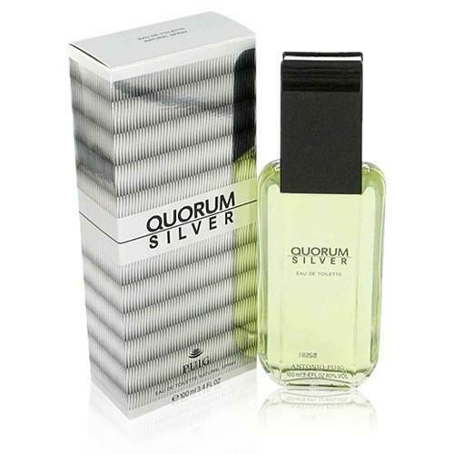Quorum Silver by Antonio Puig Eau De Toilette Spray For Man