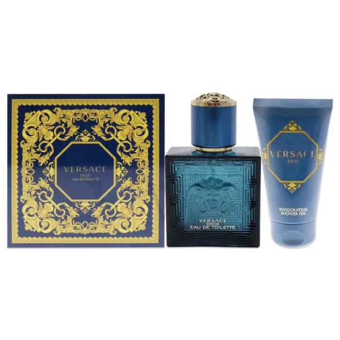 Versace Eros Pour Homme 2 Piece Gift Set For Man