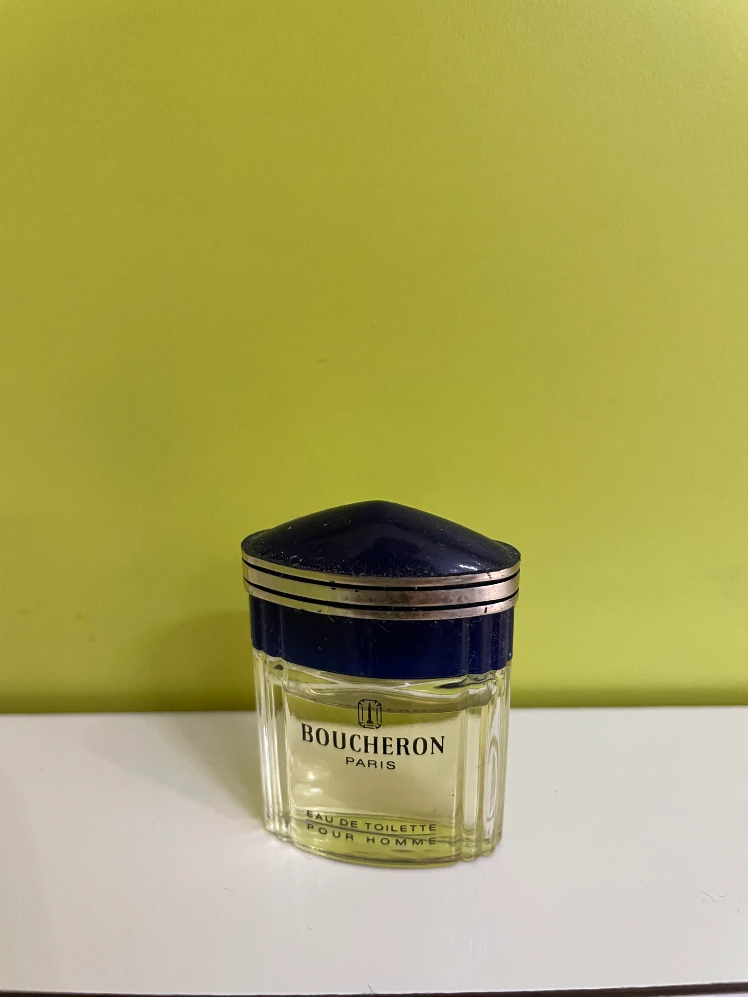 Boucheron pour Homme Eau de Toilette Miniature Vintage No Spray For Man Boucheron pour Homme Eau de Toilette Miniature Vintage No Spray For Man