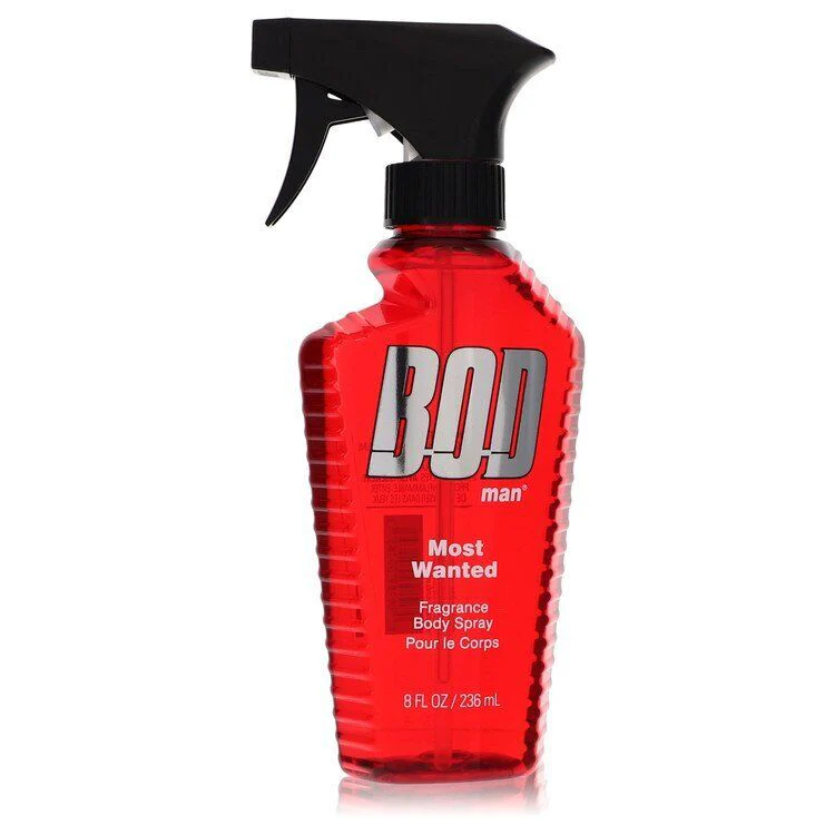 BOD Man Most Wanted Fragrance Body Spray by Parfums de Coeur - 8 OZ. Body Spray For Man