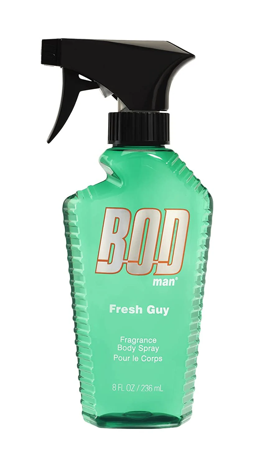 BOD Man Fesh Guy Fragrance Body Spray by Parfums de Coeur - 8 oz Body Spray For Man